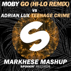 Moby - Go vs Adrian Lux -Teenage Crime (Markhese Mashup) - Supported by La Fuente and Lucky Charmes