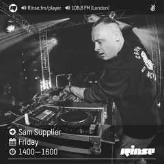 Rinse FM Podcast - Sam Supplier - 9th September 2016