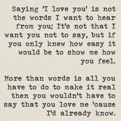 More than words Dee - Celine