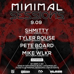 LIVE | [9.9] Mike Wlkr @ Minimal Sessions [Outspoken]
