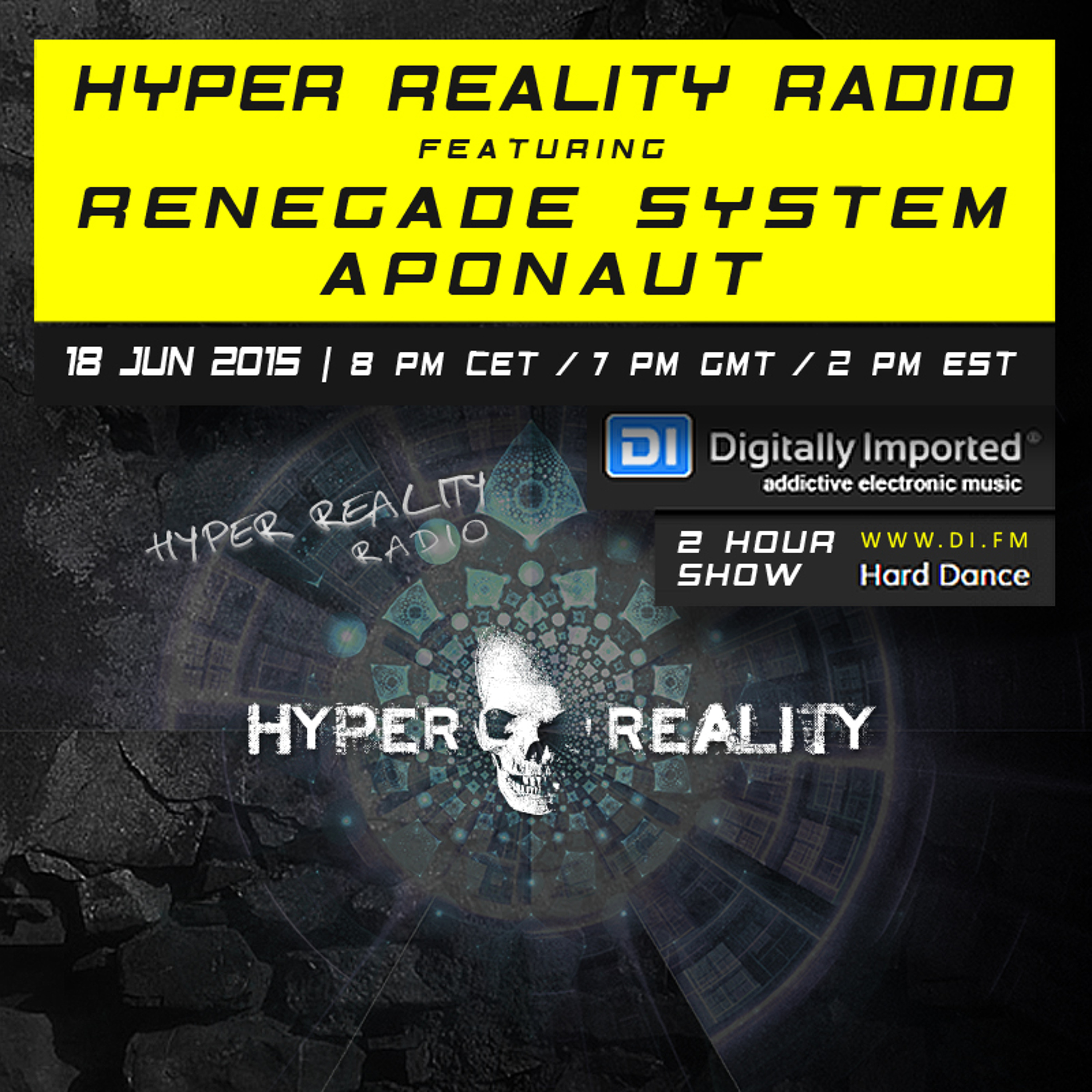 Hyper Reality Radio 013 - feat. Renegade System & Aponaut episode artwork