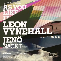 Jeno at As You Like It w/ Leon Vynehall