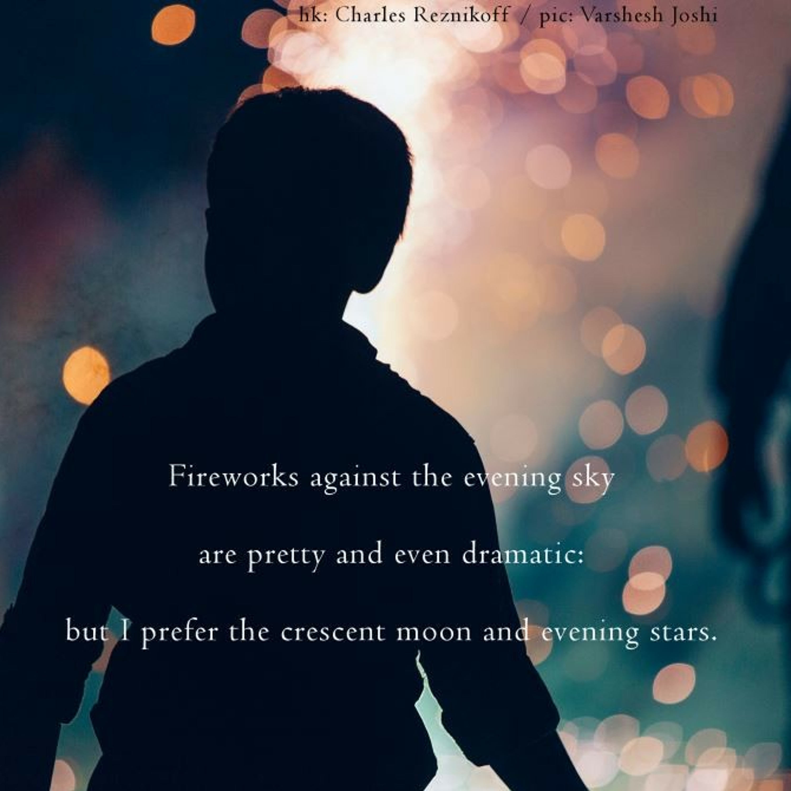 hofuku sochi 報復措置 -  fireworks against the evening sky [Naviarhaiku140] episode artwork
