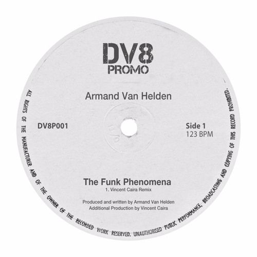 Armand Van Helden - The Funk Phenomena (Vincent Caira Remix)◎ DV8 PROMO ◎