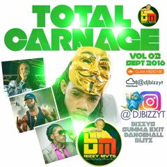 RAW Dancehall Mix 2016 - Total Carnage Vol 2 Ft Vybz Kartel, Mavado, Alkaline, Popcaan & More