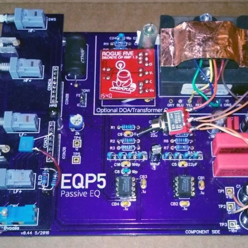 Stream DIY Recording Equipment Listen to EQP5 500Series Passive EQ