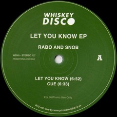 Let You Know EP (Disco 49) BUY ON BandCamp !