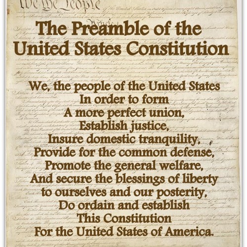 #5 The Preamble of the United States Constitution