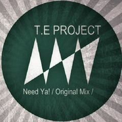 T.E Project - Need Ya! (Original Mix) >>> Available on bandcamp.com
