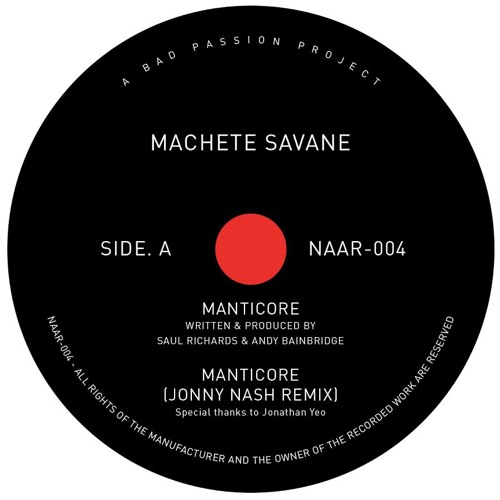 PREMIERE : Machete Savane - Manticore