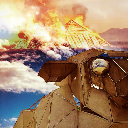 The Catacomb of Veils Burn, Burning Man 2016 on BAAAHS