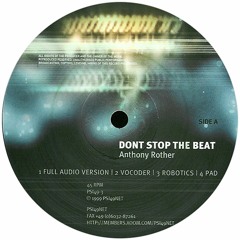 Anthony Rother - Dont Stop The Beat