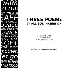 Three Poems by Allison Harrison