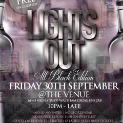 LIGHTS OUT 30TH SEPT - Mad Influence Live R n B -