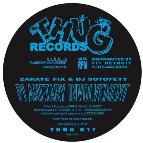 Zarate Fix DJ Sotofett Solar Mixx By Thug Records Listen To Music