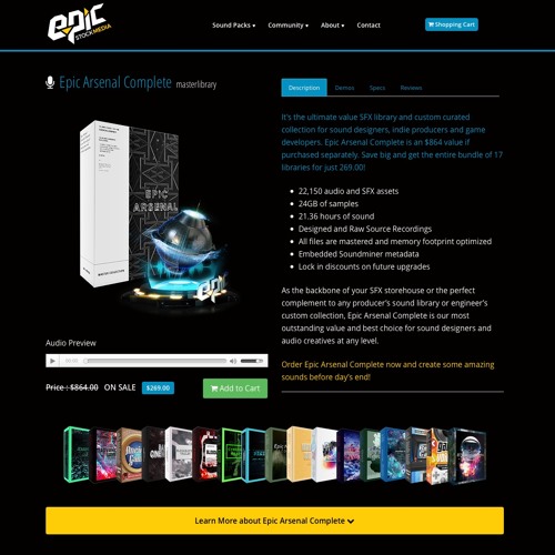 Epic Arsenal Complete - Bundle Demo