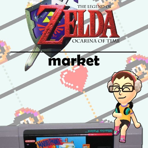 Stream Legend of Zelda Ocarina of Time Market [MARIO PAINT] by