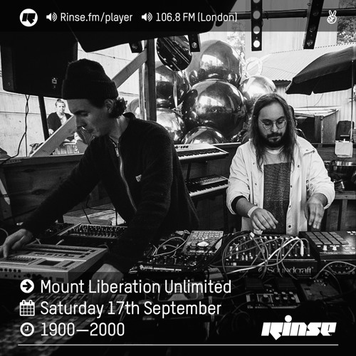 Rinse FM Podcast - Mount Liberation Unlimited (Live From Stockholm) - 17th September 2016