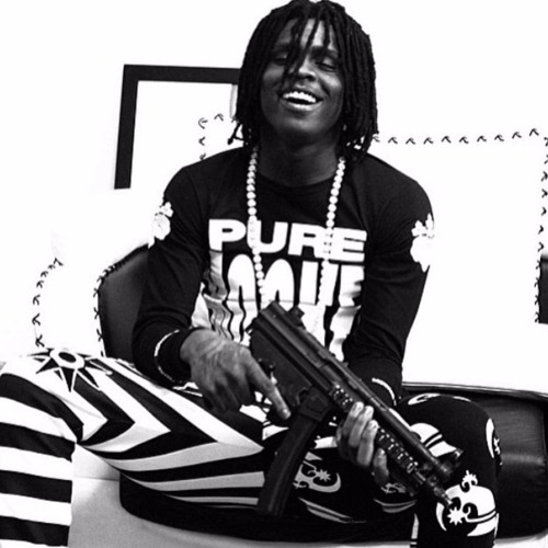 Chief Keef Holding A Gun