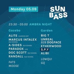 A Sides Live From Ambra Night - Sun & Bass 2016 (Old Skool Set)