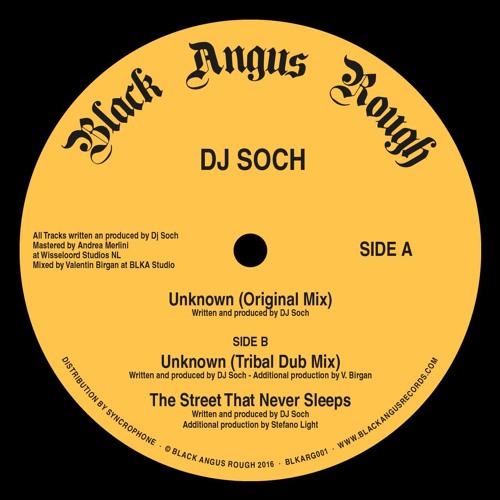 Dj Soch "Unknown" Original Mix