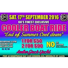 BK Finest Cooler Boat Ride 9.17.16