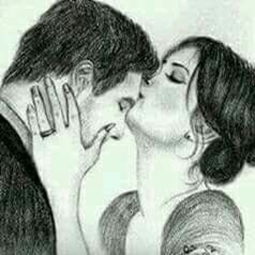 Pencil Sketch  Forehead Kiss  Sketches Love art Drawings