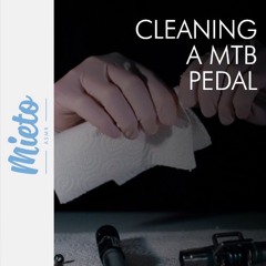 ASMR. Cleaning a Mountainbike Pedal. No Talking