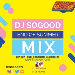 Tekno - pana END OF SUMMER MIX by DJ SOGOOD