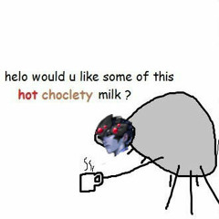 Hot choclety milk with widow