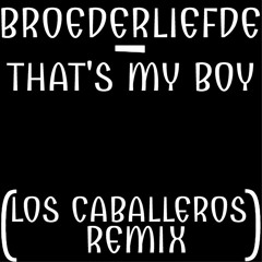 Broederliefde - That's My Boy (LOS CABALLEROS REMIX)