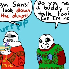 (undertale comic) you arn't looking so swell buddy.