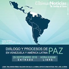 Invitacional Foro UN: Diálogo y procesos de paz en Venezuela y América Latina
