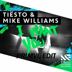 Tiësto & Mike Williams Vs. Trevi & Palmas- I Want You (PRIMVL Edit)