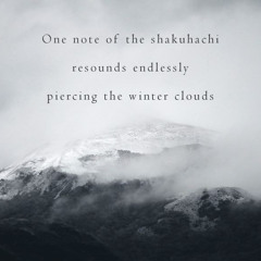 hofuku sochi 報復措置 - one note of the shakuhachi (or two?) [Naviarhaiku#142]