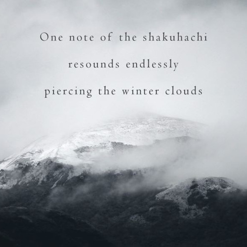 hofuku sochi 報復措置 - one note of the shakuhachi (or two?) [Naviarhaiku#142]