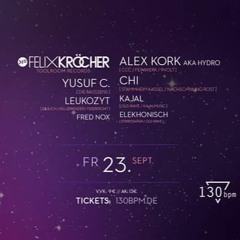 Yusuf C. 23.09.16 Techno Set @ Klare Nacht Pres. Felix Kröcher
