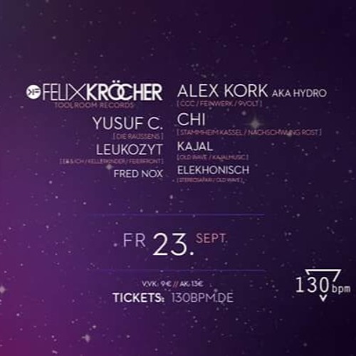 Yusuf C. 23.09.16 Techno Set @ Klare Nacht Pres. Felix Kröcher