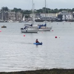 Sonic Kayak paddling, Penryn Harbour test 4
