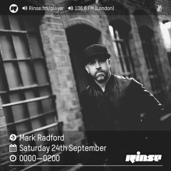 Rinse FM Podcast - Mark Radford - 24th September 2016