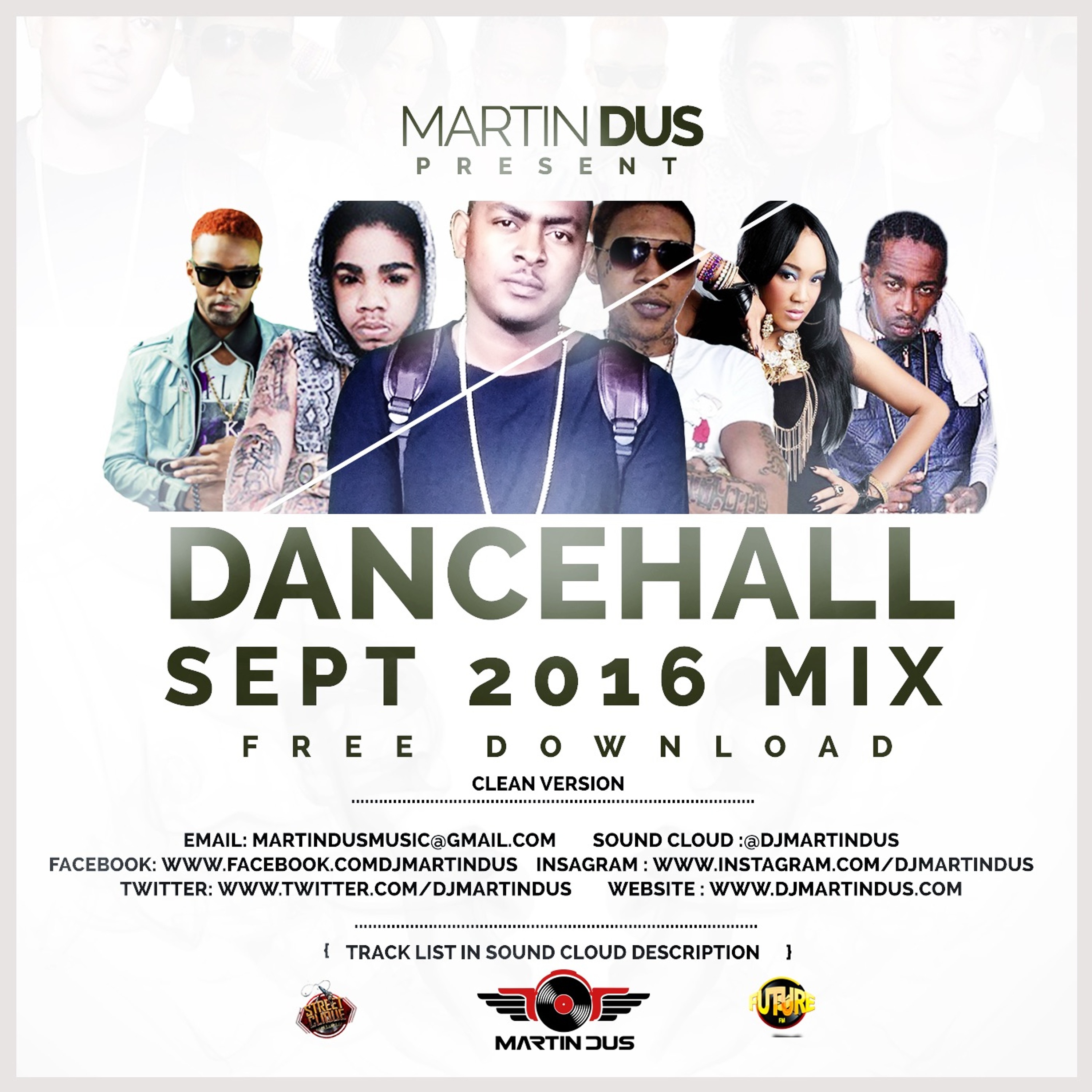 DANCEHALL MIXTAPE (SEPT 2016) CLEAN