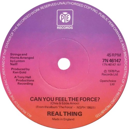 Real Thing - Can You Feel The Force (Dj ''S'' Remix)