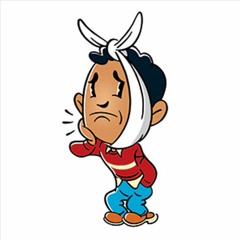 Gaagiidaabide.  -  S/he has a sore tooth/toothache.