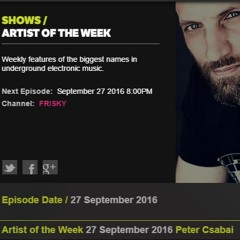 Frisky Artist of the Week September