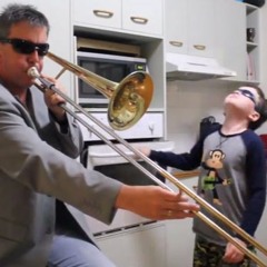 When you collab with trombone dad and oven kid