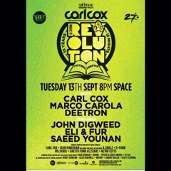 Saeed Younan Live SPACE IBIZA Final Chapter with Carl Cox