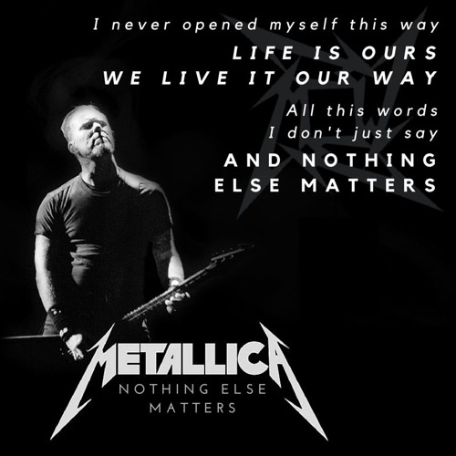 Stream Metallica - Nothing Else Matters (Instrumental Version by Patrick  Sheets) by Patrick Sheets | Listen online for free on SoundCloud