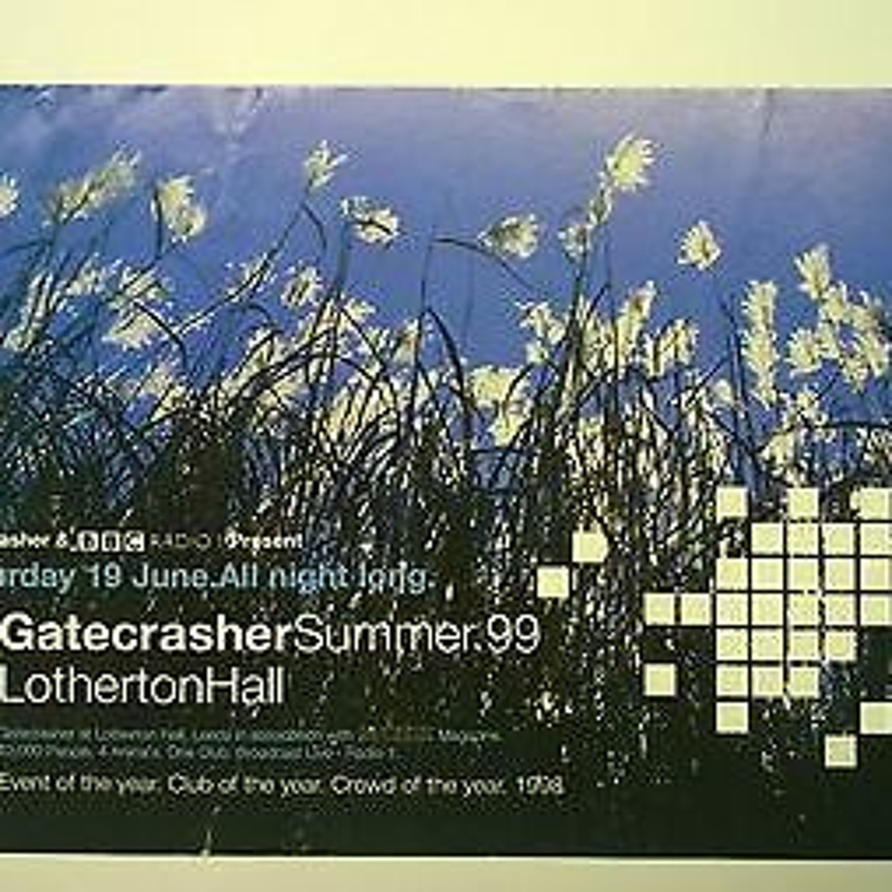 Carl Cox @ The Phuture 2000 Arena, Gatecrasher, Lotherton Hall 1999 episode artwork