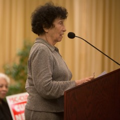 Miriam Balmuth reads the Testimony of Elizabeth A. Wall-O’Brien at the CUNY BOT Hearing