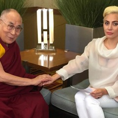 Lady Gaga and Dalai Lama - serious Ver. 1002